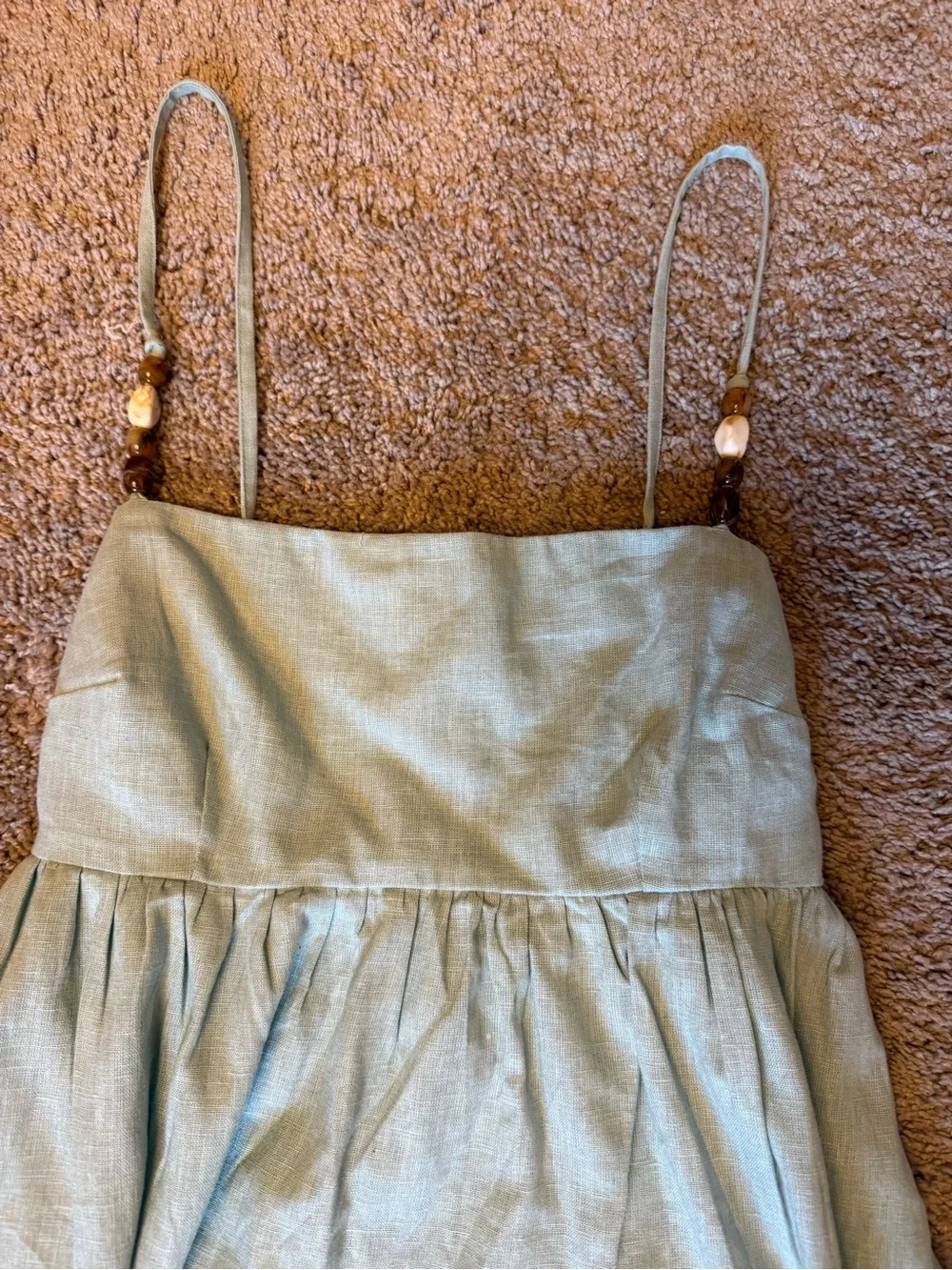 Abercrombie & Fitch Maxi Dress with Beaded Straps
